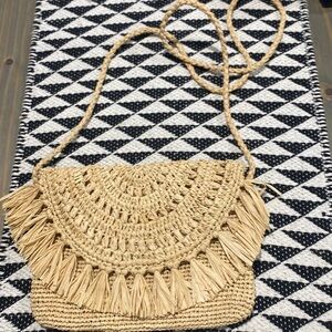 Mar y sol straw crossbody bag